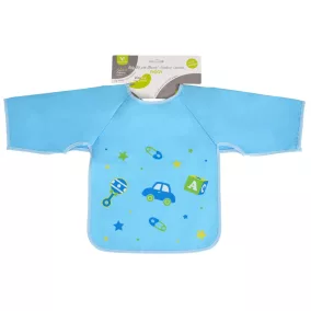 Moni BIB előke hosszú ujjas Piggy KÉK