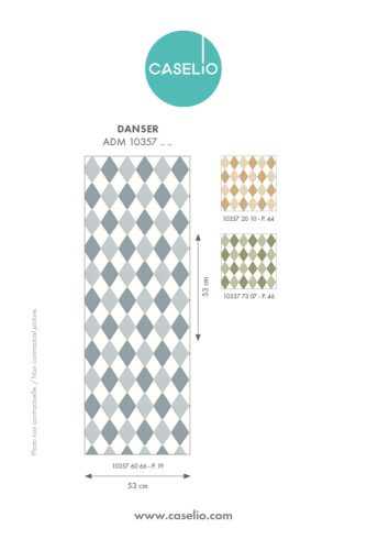 Caselio Danser design tapéta-  barna