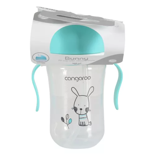 Moni Cangaroo Cup bunny pohár 300ml kék