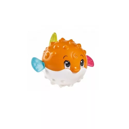 ABC színes csörgő halacska - 14 cm