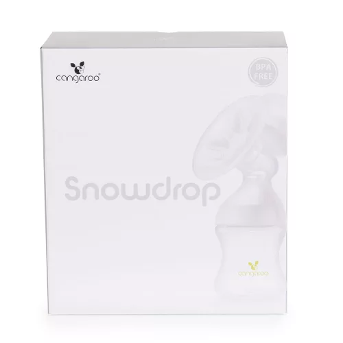 Moni Cangaroo snowdrop manuális mellszívó 1 cumisüveggel fehér
