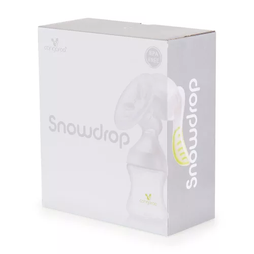 Moni Cangaroo snowdrop manuális mellszívó 1 cumisüveggel fehér