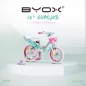   Moni Bicikli BYOX CUPCAKE gyerek lány kerékpár 16-os méret TÜRKIZ
