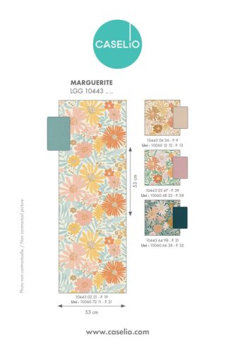 Caselio Marguerite design tapéta- bézs