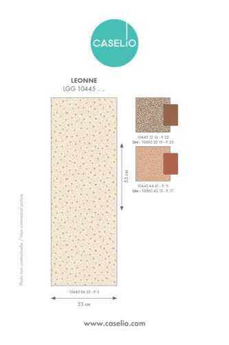 Caselio Leonne design tapéta- sötét bézs