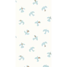 Caselio Colombe design tapéta- fehér