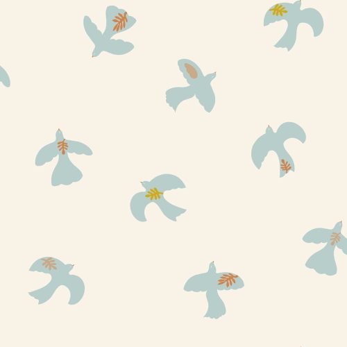 Caselio Colombe design tapéta- fehér