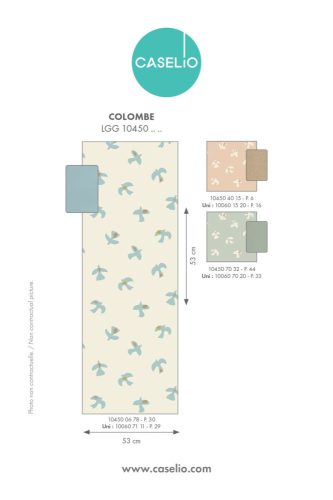 Caselio Colombe design tapéta- homok
