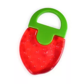 Moni Cangaroo Duck szillikon rágóka eper pink