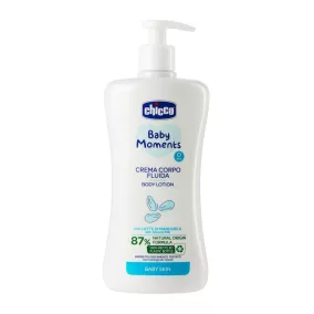   CHICCO Testápoló tej adagolóval Baby Moments 87 % természetes összetevőkkel 500 ml