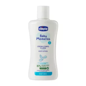   CHICCO Baby Moments testápoló tej 87 % természetes összetevőkkel 200 ml