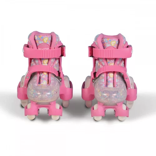 Moni Byox görkorcsolya little beetle dupla soros kerekes, 26-29es lányos pink