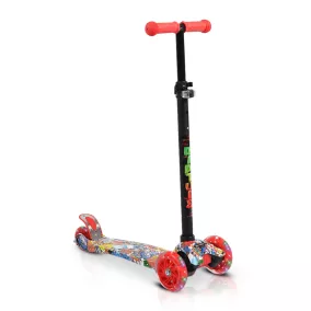 Moni BYOX Rapture roller elöl dupla kerekes piros
