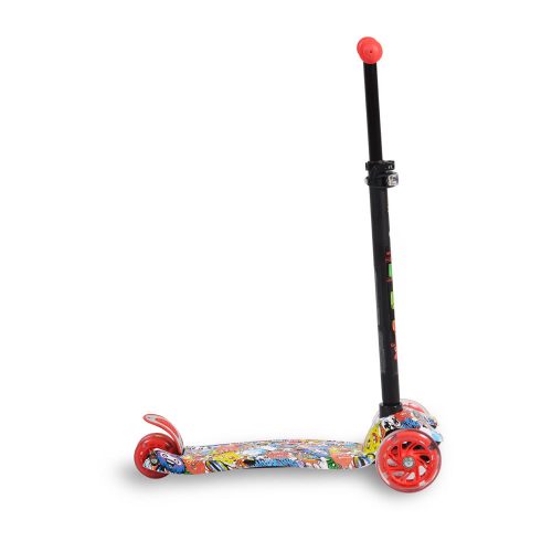 Moni Byox rapture roller elöl dupla kerekes piros