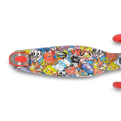 Moni Byox rapture roller elöl dupla kerekes piros