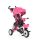 Moni Flexy lux tricikli szülőkaros pink