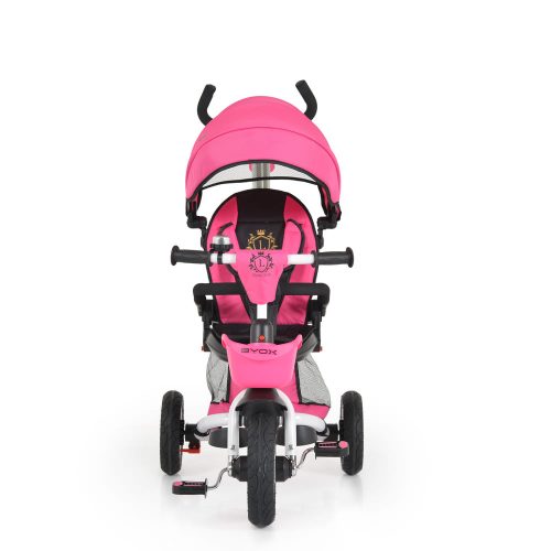 Moni Byox flexy lux tricikli szülőkaros pink