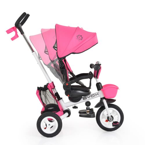 Moni Byox flexy lux tricikli szülőkaros pink