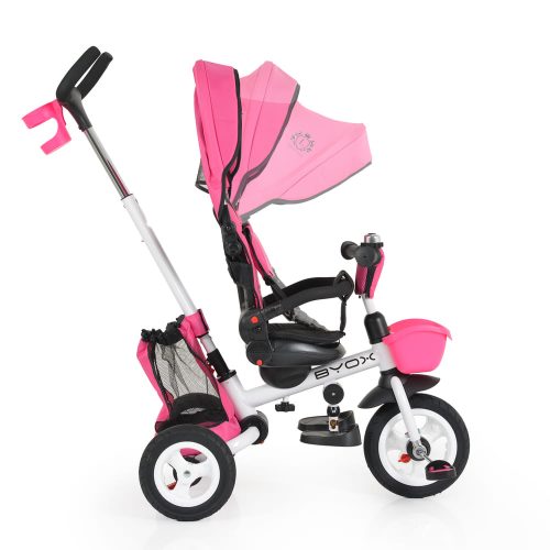 Moni Byox flexy lux tricikli szülőkaros pink