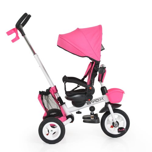 Moni Byox flexy lux tricikli szülőkaros pink