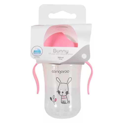 Moni Cangaroo Cup bunny pohár 300ml pink