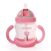 Moni Boo itatópohár szívószállal, fogantyúval 280ml pink