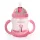 Moni Boo itatópohár szívószállal, fogantyúval 280ml pink
