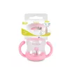 Moni Boo itatópohár szívószállal, fogantyúval 280ml pink