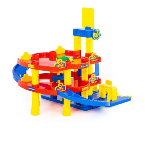 Moni Polesie műanyagjáték parkoló 3 szintes színes