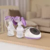 Moni Cangaroo Elegance duo elektromos mellszívó 2 tartállyal fehér/lila