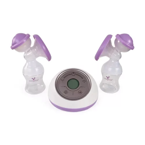 Moni Cangaroo Elegance duo elektromos mellszívó 2 tartállyal fehér/lila