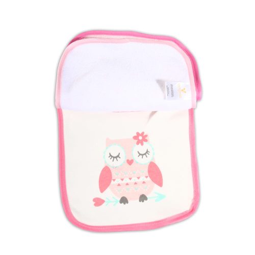 Moni Tibby előke 3 db újszülött méret rózsaszín/pink