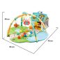 Moni Happy farm játszószőnyeg farm + 30 labda zöld