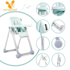 Moni Cangaroo i eat etetőszék 6-36 hóig 15 kg kék