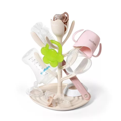 BABYONO Univerzális csepegtető cumisüvegekhez és kiegészítőkhöz Tulip Beige
