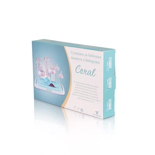 Moni Coral üvegszárító zöld