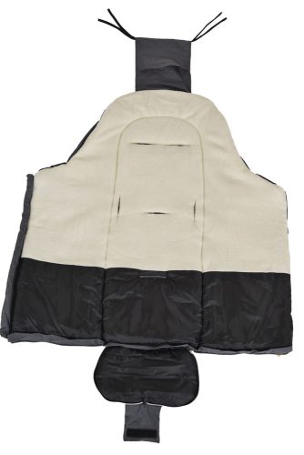 Moni Snuggle téli bundazsák babakocsiba szürke