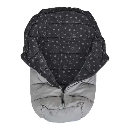 Moni Cangaroo cuddle vastag téli bundazsák szürke