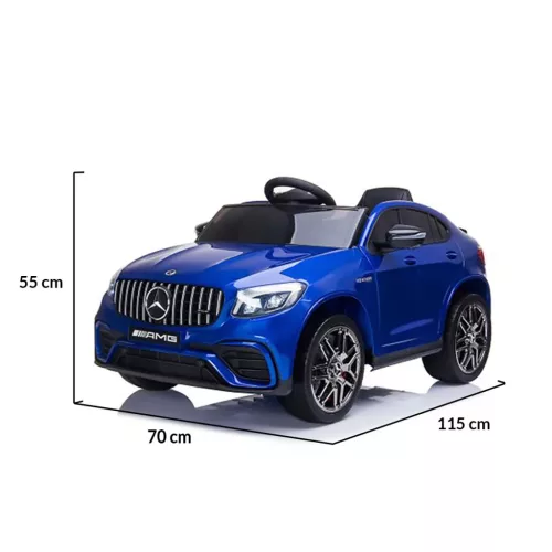 Moni BO MERCEDES-BENZ GLC63s AMG elektromos autó KÉK