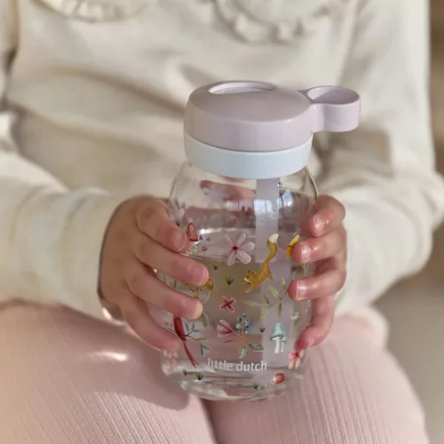 Little Dutch szívószálas kulacs 450 ml - fairy wonders