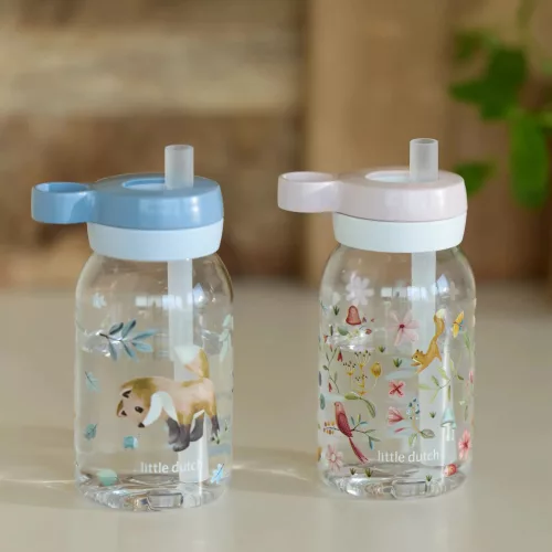 Little Dutch szívószálas kulacs 450 ml - fairy wonders