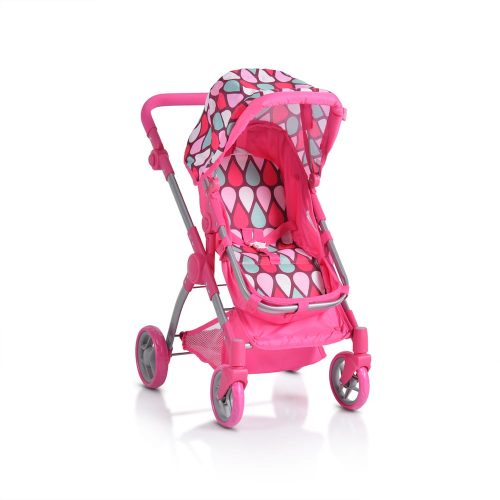 Moni Vicky babakocsi játék babának pink