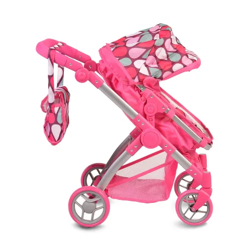 Moni Vicky babakocsi játék babának pink