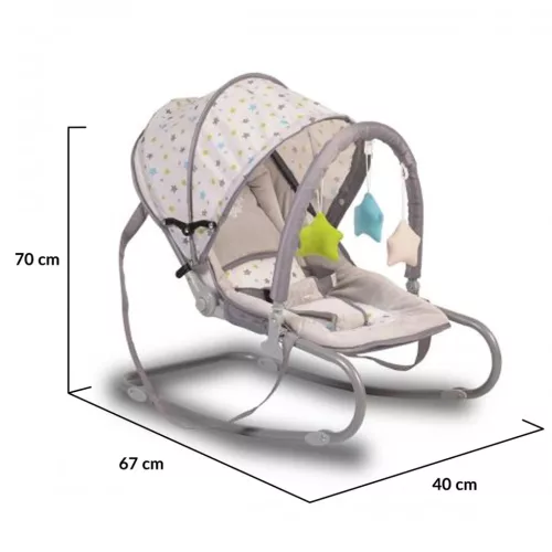 MONI Lulu pihenőszék klasszikus 9kg szürke