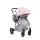Moni Moni ciara 2in1 babakocsi sport+táska pink