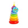 Moni Polesie 62383 piramis színes karikák lila gomb