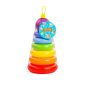 Moni Polesie 62383 piramis színes karikák lila gomb
