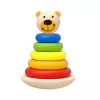 Moni Tooky toy fatorony maci, montessori, karikák színes