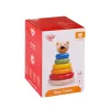 Moni Tooky toy fatorony maci, montessori, karikák színes