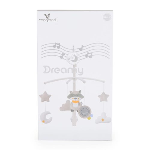 Moni Cangaroo dreamy zenélő forgó játék kiságyra pink